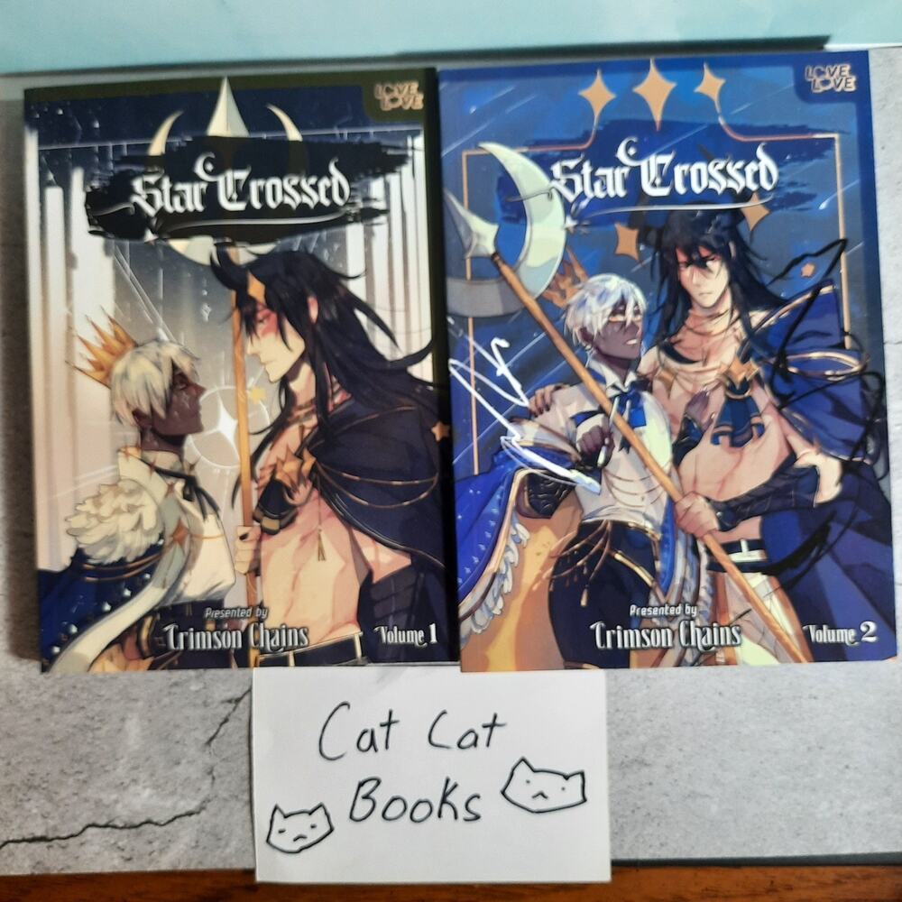 📚 Star Crossed Vol. 1+2 Official English Manga Bundle Yaoi